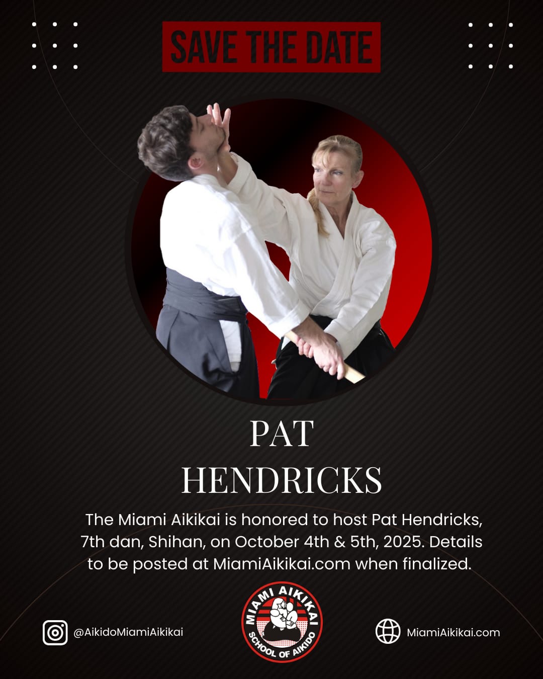 Pat Hendricks 2025 Miami Aikikai